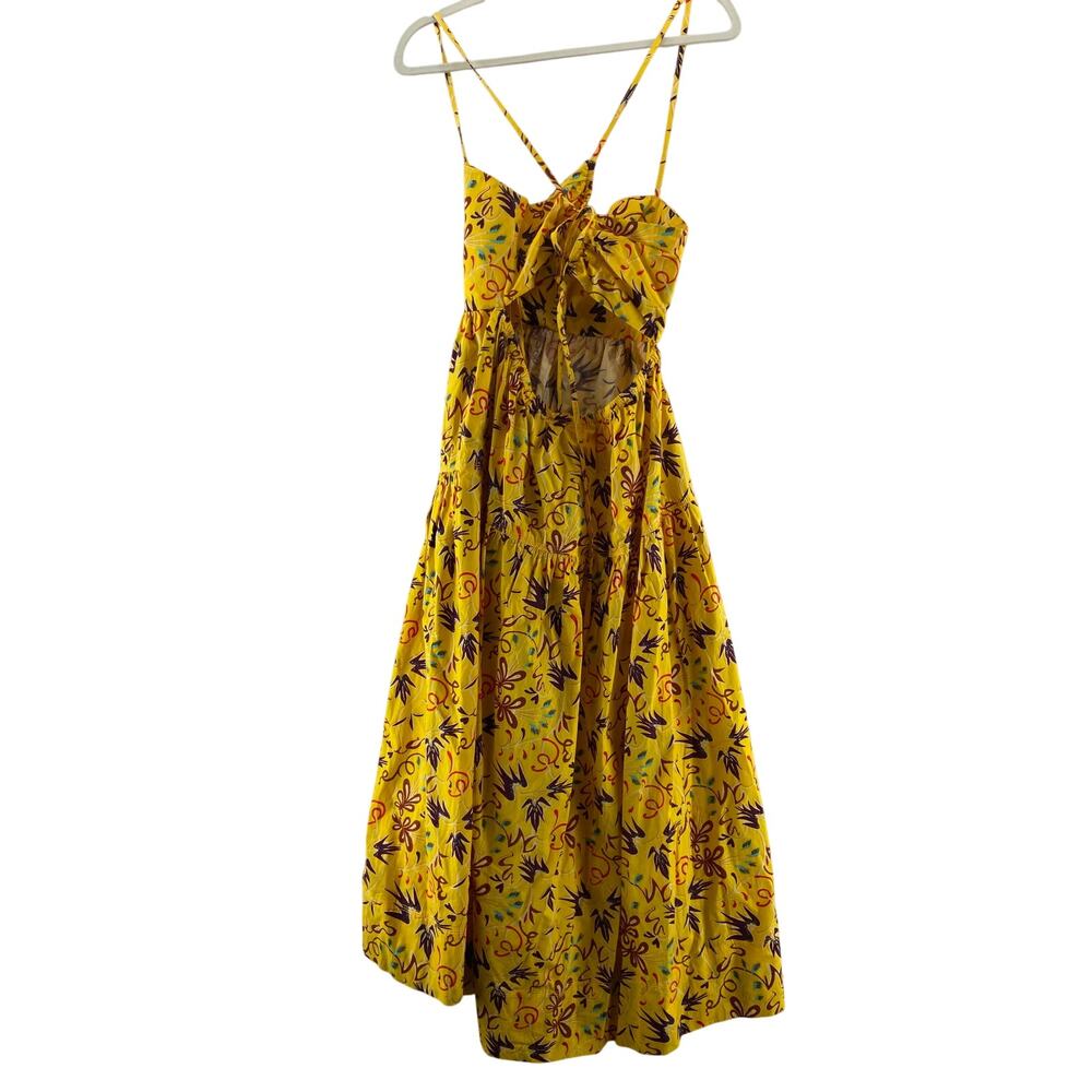 ALC Arit‎ Floral  Midi Dress Size 6 NWT-Fits like an 8 - Picture 5 of 8